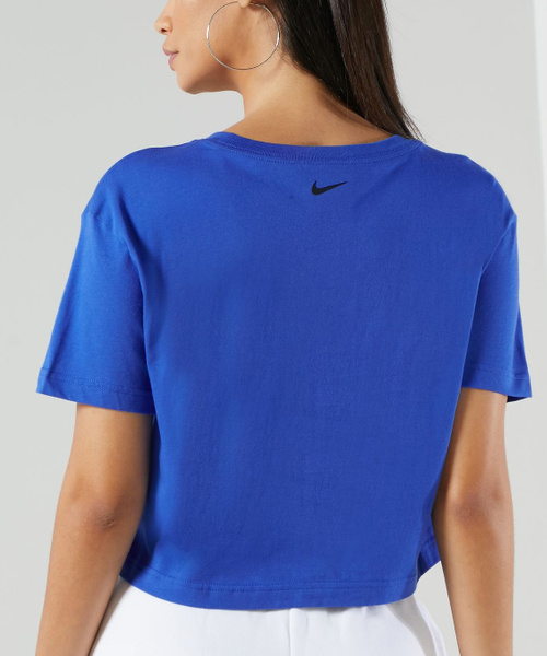 Nike Dance Cropped T-Shirt Niebieski M DJ4125-480