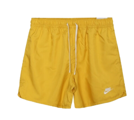 Nike Męskie Luźne Spodenki Sportowe - Żółte - Essential Lined Flow - DM6829-765 - Rozmiar XXL