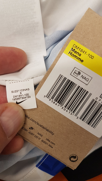 Biało-Niebieska Męska Koszulka Nike Hertha BSC 2022/2023 DM1841-100 S