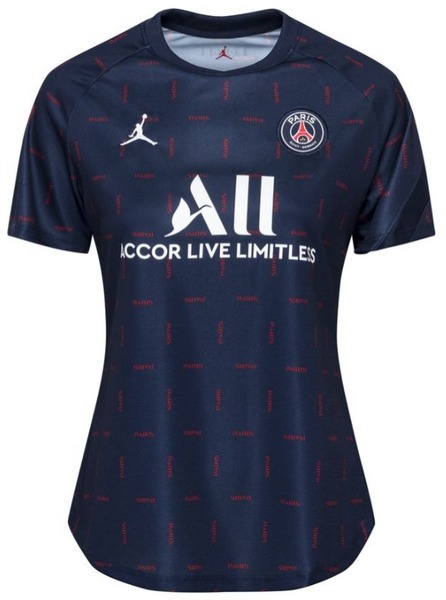 Nike Koszulka Damska - Piłkarska - Jordan PSG 21/22 Home - Granatowa - Rozmiar L - CW5035-411