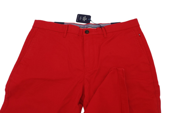 Czerwone Spodnie Tommy Hilfiger Bleecker W30/L34 Męskie