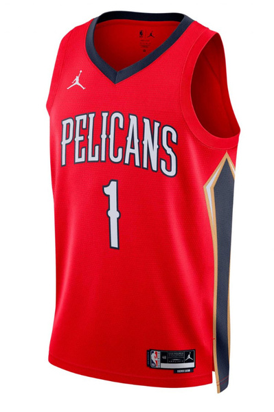 Czerwona Koszulka NBA Pelicans Williamson Statement Edition M