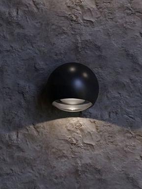 Kinkiet LED Maytoni Stream Czarny O032WL-L3B3K Zewnętrzny