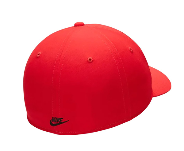 Czerwona Czapka Nike Classic99 DC3979657 L/XL z Czarnym Logo