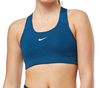 Nike Biustonosz Sportowy - Niebieski Stanik - Rozmiar L - Swoosh - BV3636-460