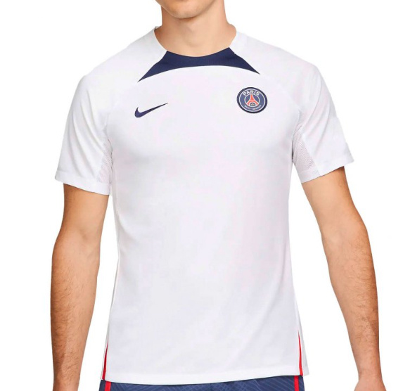 Nike - Koszulka - Paris Saint-Germain - Biała - Męska - Strike PSG Dri-Fit Training - DJ8589-101 - Rozmiar M
