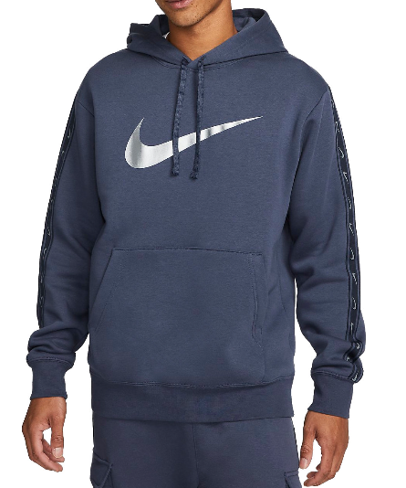 Bluza Męska Nike Sportswear Repeat Fleece DX2028-437 Niebieska XS