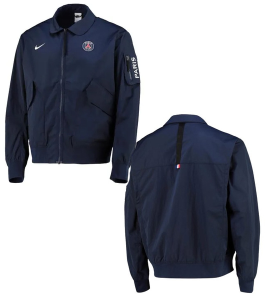 Kurtka Bomberka Męska Nike PSG DN1489410 XL Granatowa 