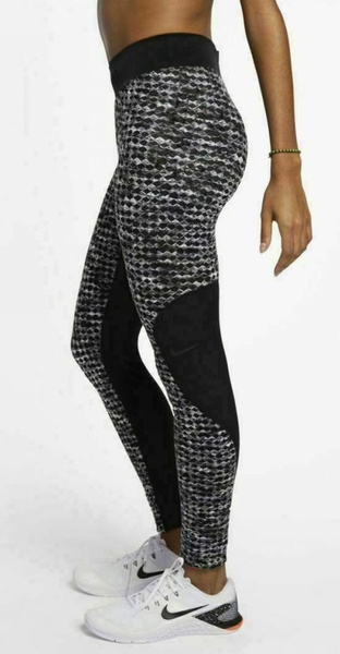 Czarno-szare Legginsy Nike Pro Hyperwarm M CJ5693-010