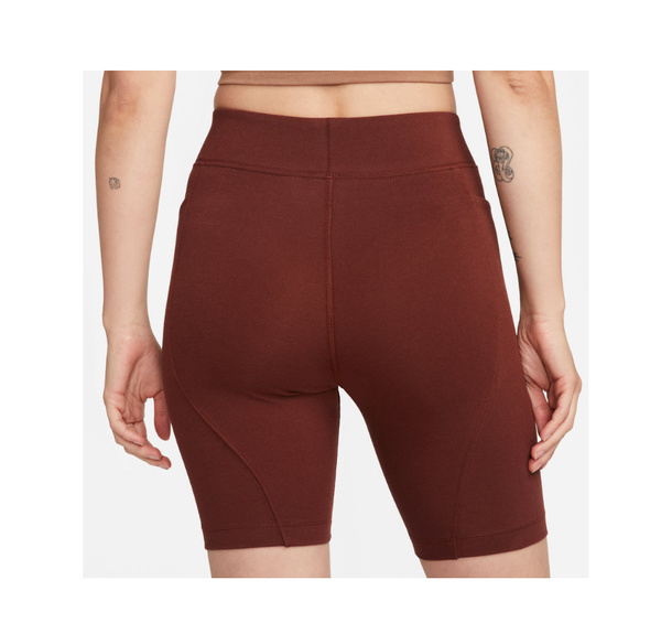 Spodenki Rowerowe Damskie Nike Everyday Modern Brązowe S DQ6162-217
