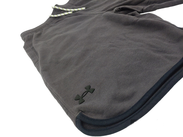 Czarne Męskie Spodenki Under Armour Fitted Rival Terry 1361632010 L