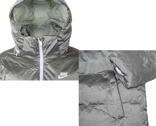 Nike Damska Długa Kurtka Parka Therma Fit Primaloft Luźna DQ6878-014 XS