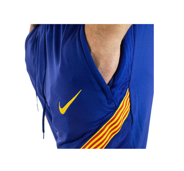 Niebieskie Spodnie Dresowe Nike FC Barcelona Strike CD4970-455 XS