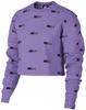Fioletowa Bluza Damska Nike BV9006-567 XL Nadruk Air