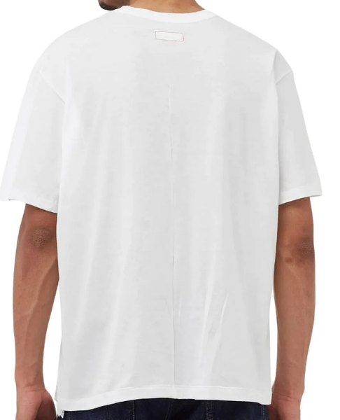 Calvin Klein T-shirt Męski Biały - Pakiet 3szt - Koszulka Light Weight - 00040127MA 7V0 - Rozmiar S