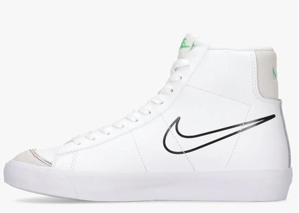 Sneakersy Blazer Mid 77 GS Junior Białe DM9475-100 r. 36,5