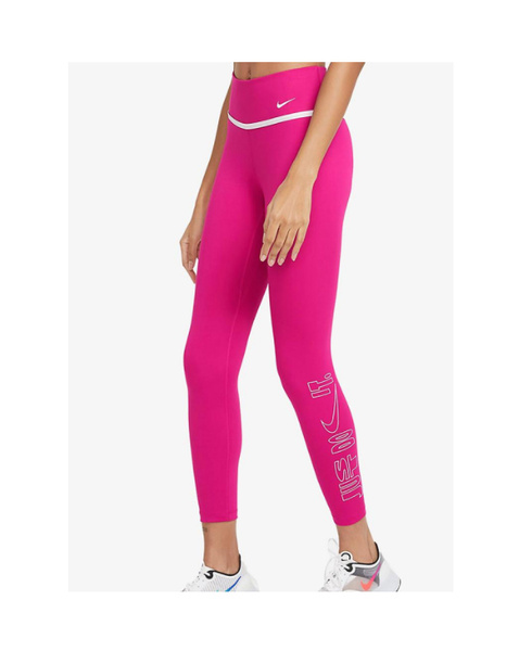 Nike Legginsy Damskie - Różowe - Rozmiar XS - One Icon Clash - DA0107-615 - Rozmiar S