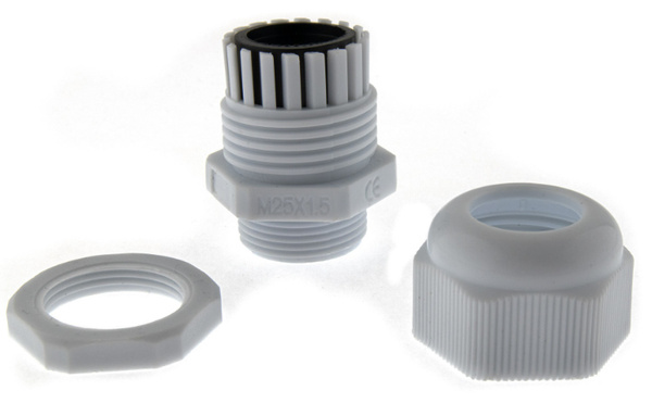 Dławik Kablowy SeKi M25 Szary 10 szt.