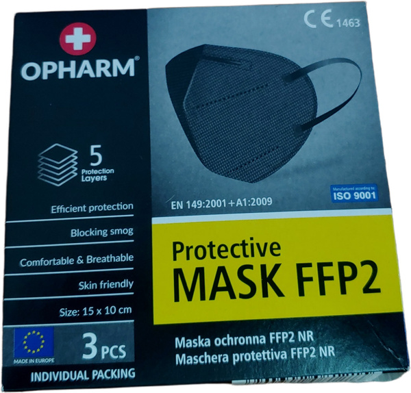 MASKA  OCHRONNA OPHARM FFP2 szt.3