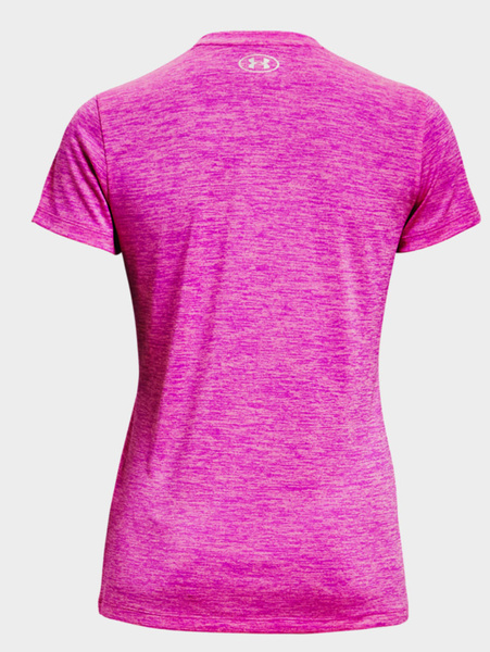 Różowy T-shirt Damski Under Armour Twisted Tech 1258568660 SM