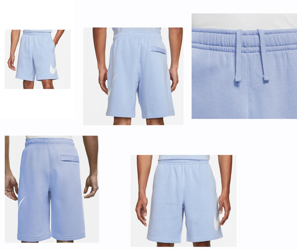 Niebieskie Spodenki Nike BV2721-548 M Męskie Club