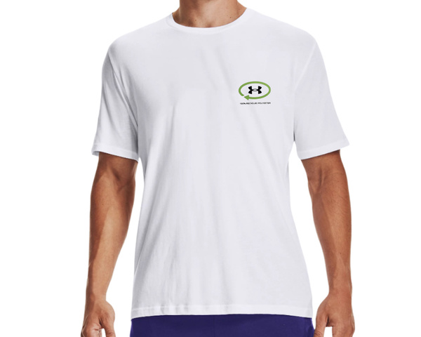 Biała Męska Koszulka Under Armour HeatGear Fitted 1362720100 L
