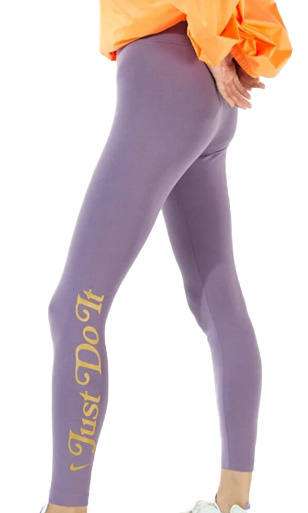 Fioletowe Legginsy Nike CZ9282-574 S Damskie High Rise