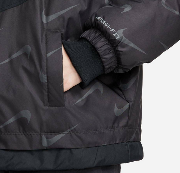 Czarna Kurtka Damska Nike Therma-FIT Synthetic Oversize DD4642-010 S