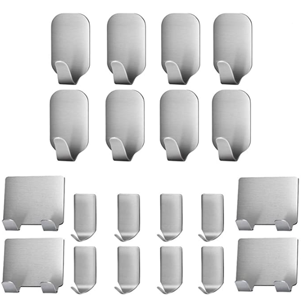 Samoprzylepne Wieszaki Łazienkowe Kateluo 20 szt.