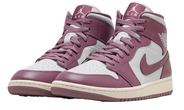 Fioletowe Buty Nike Air Jordan 1 Mid Sky Mauve BQ6472-050 43 Damskie