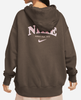 Bluza Damska Nike Brązowa z Kapturem - Rozmiar M - Rozpinana - FJ1014-004