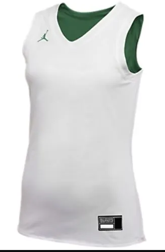 Zielono-biały top Nike Air Jordan L dwustronny Dri-FIT AT0536-342