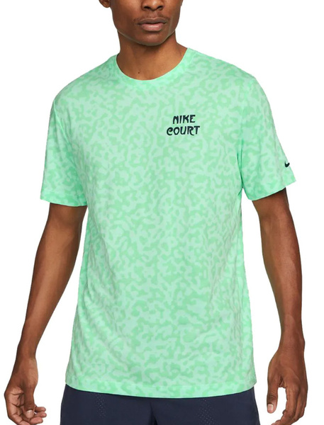 Zielona Koszulka Nike DD8587-379 XS Męska Court Dry