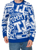 Niebieski Sweter Tommy Jeans DM0DM05070 M Męski