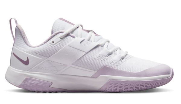 Białe Z Fioletowym Logo Buty Nike Court Vapor DH2945-033 40,5 Damskie