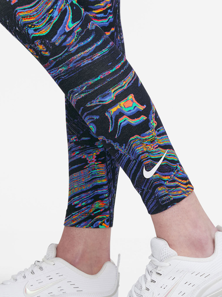 Multikolorowe legginsy Nike High Waisted Dance S DJ4130-010