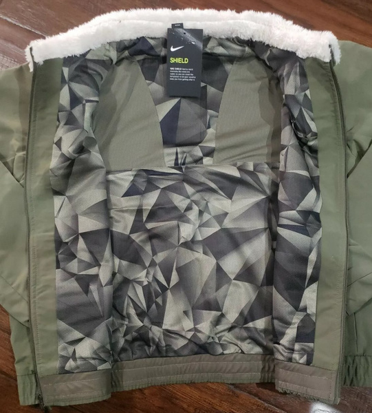 Zielona Damska Kurtka Nike Bomberka XXL-Tall CK5858-222