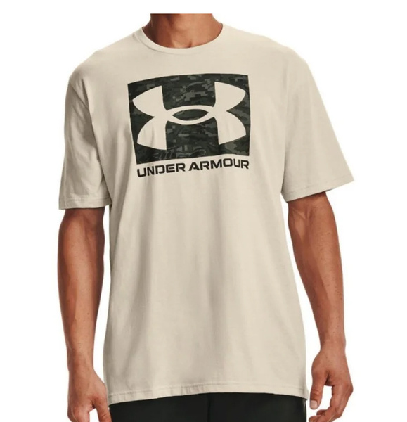 Beżowa Męska Koszulka Under Armour HeatGear Loose 1361673-110 L