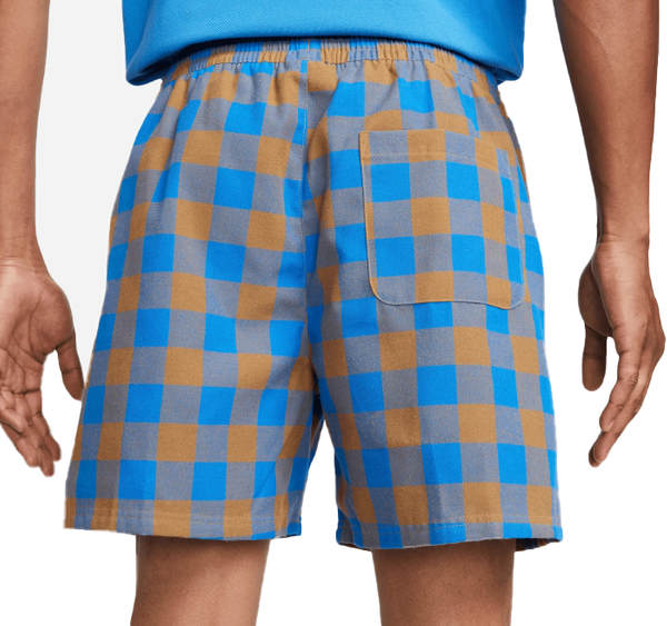 Niebiesko-Brązowe Spodenki Nike Plaid w Kratkę DQ5186258 L