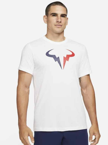 Biała Męska Koszulka Nike Court Rafa Dri-FIT M DJ2582-100