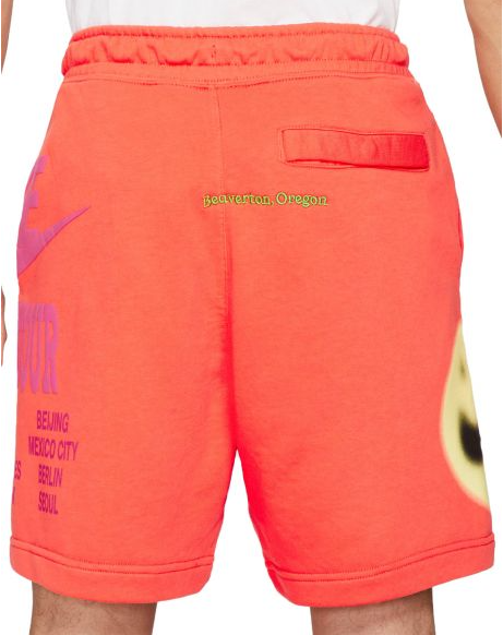 Pomarańczowe Męskie Spodenki Nike French Terry DA0645-842 L