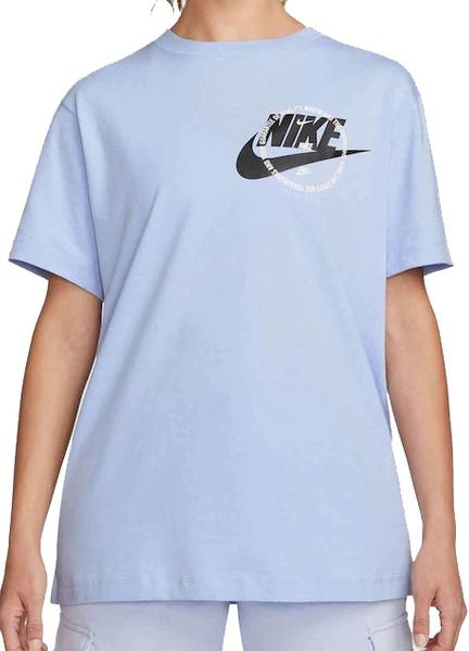 Fioletowa koszulka damska Nike DX5678-548 XL Swoosh Loose Fit