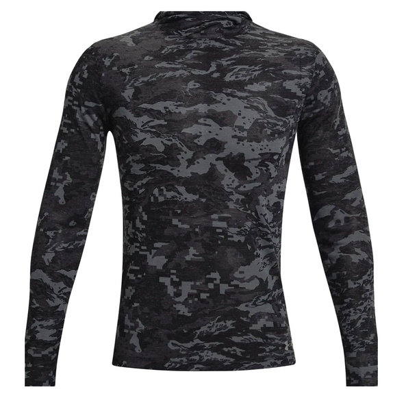 Czarna Koszulka Męska Under Armour 1361467001 L HeatGear Camo