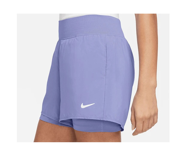 Nike Spodenki Damskie - Tenisowe - Fioletowe - Wbudowane Szorty - Rozmiar S - Victory Shorts - DH9557-569