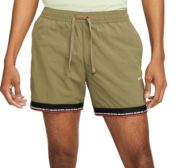 Zielone Męskie Spodenki Nike F.C. Tribuna Woven DH9678222 XS