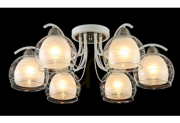 Żyrandol Maytoni Nikki Biały z Kloszami MOD140CL-06W