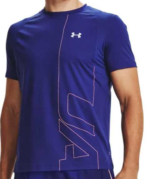 Niebieska Męska Koszulka Under Armour Iso-Chill 1361478415 L
