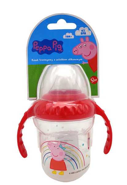 Kubek  +10m 250ml 0%BPA Ustnik Silikonowy Peppa Pig