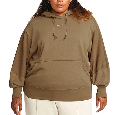 Brązowa Bluza Damska Nike DV5071258 1X z Kapturem