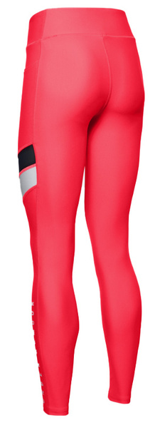 Czerwone Damskie Legginsy Under Armour HeatGear Compression 1355598628 S/M